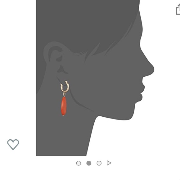 NWT Kenneth Cole Coral Canyon Shell Earrings - Picture 3 of 5